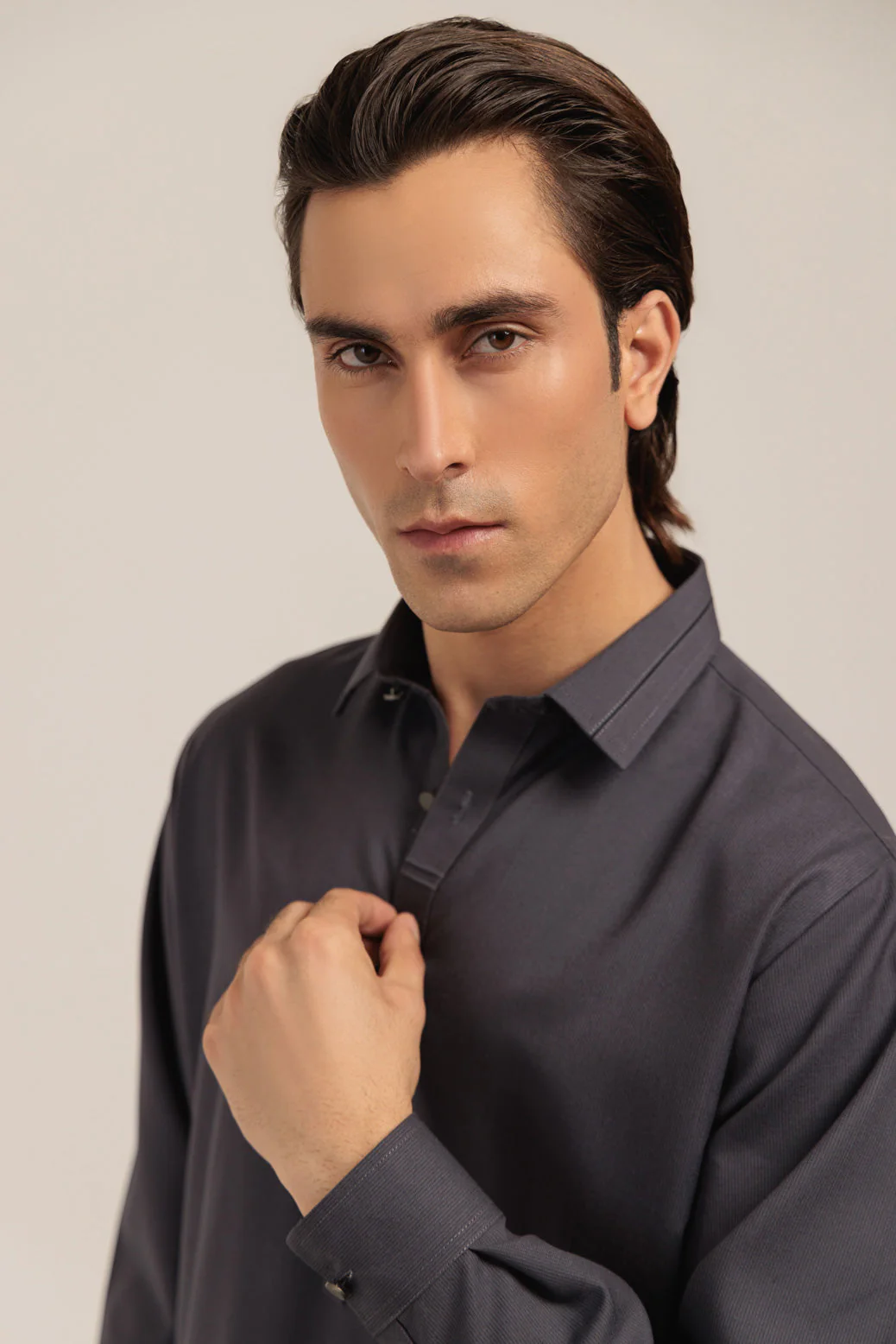 M-GREY-BLENDED-KURTA SHALWAR - (KSRW24-023) - Image 5