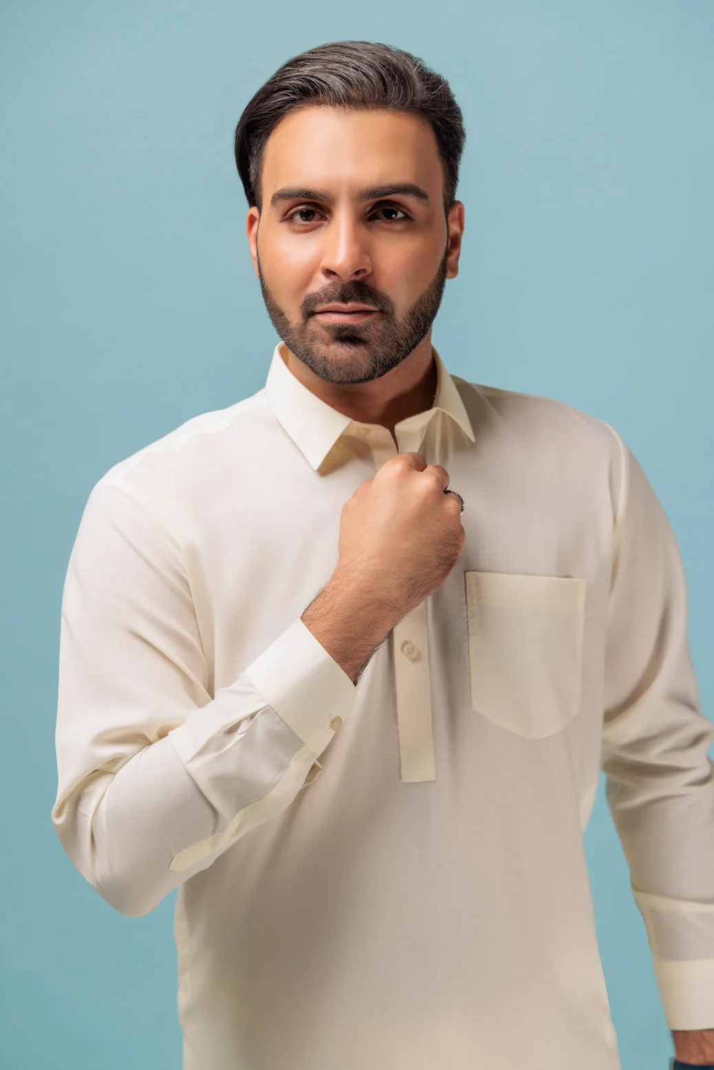 M-GREY-BLENDED-SHALWAR SUIT - (GSSR23-009) - Image 2