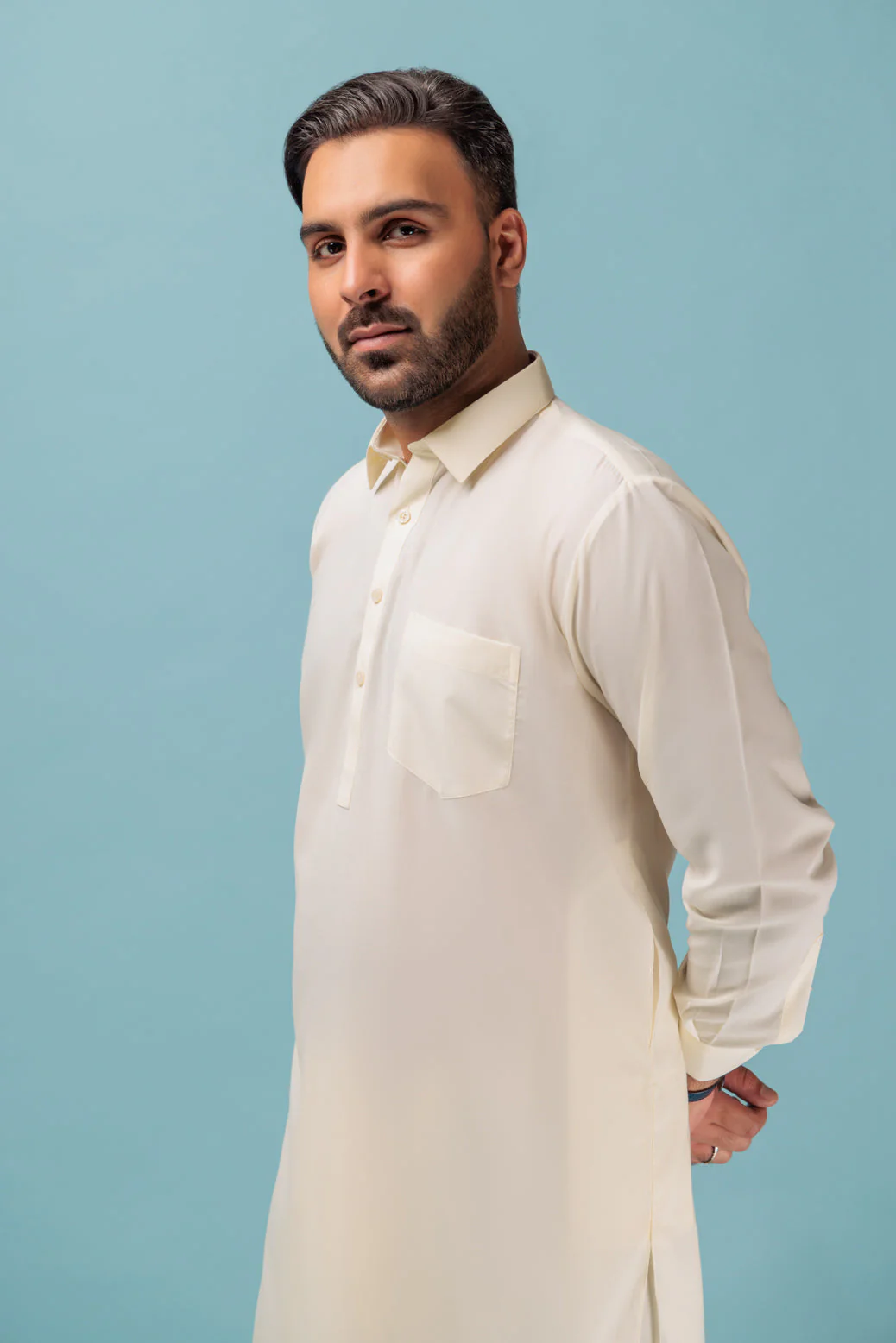 M-GREY-BLENDED-SHALWAR SUIT - (GSSR23-009) - Image 4