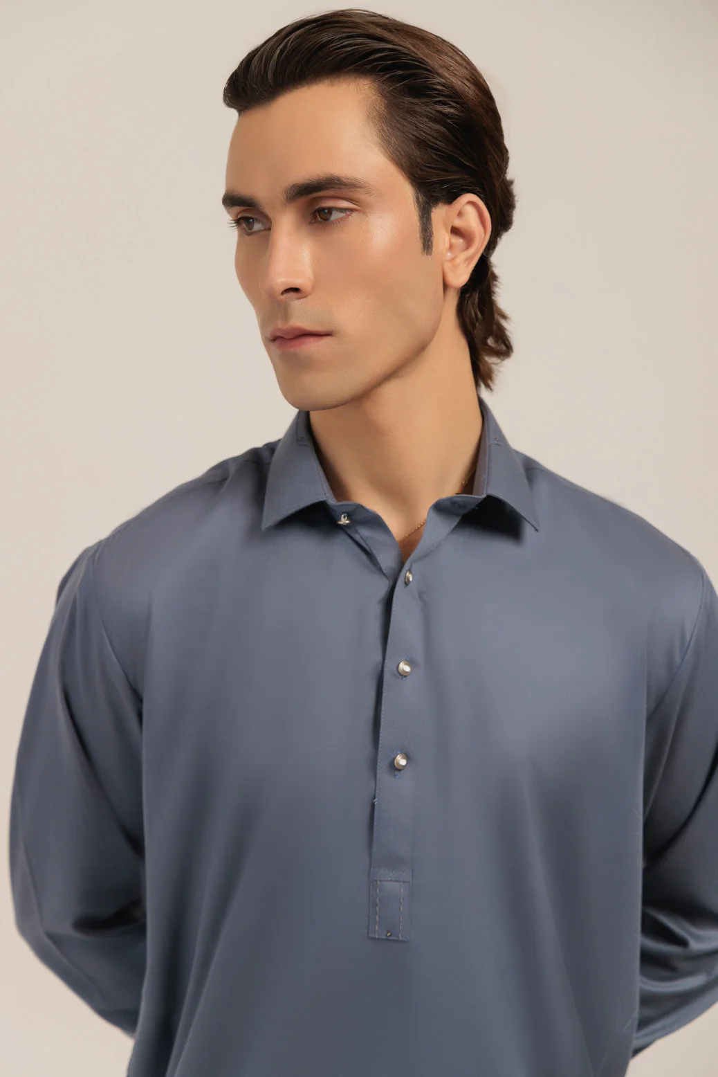 M-GREY-BLENDED-SHALWAR SUIT  - (GSSW24-010) - Image 3