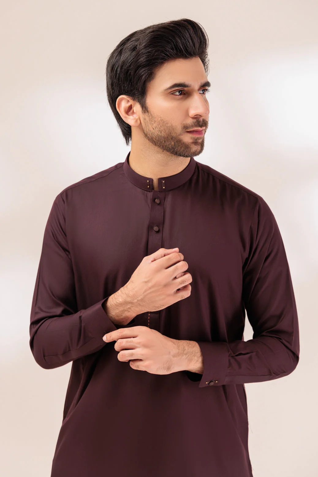 M-OAK-BLENDED-KURTA PAJAMA TROUSER - (KSW23-008) - Image 2