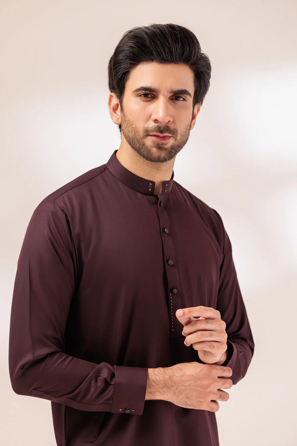 M-OAK-BLENDED-KURTA PAJAMA TROUSER - (KSW23-008) - Image 4