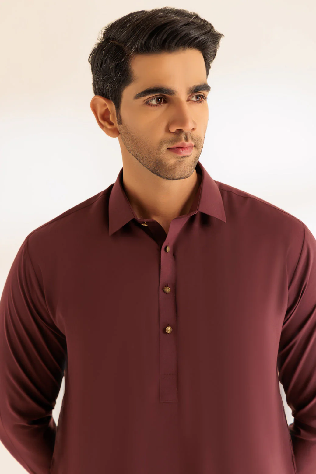 M-RED-BLENDED-SHALWAR SUIT - (GSSR24-002) - Image 2