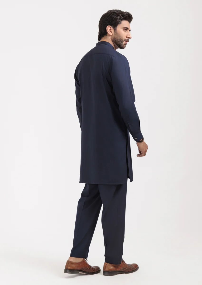 Navy-Blended-Kurta Trouser - (M25KPS2020) - Image 2