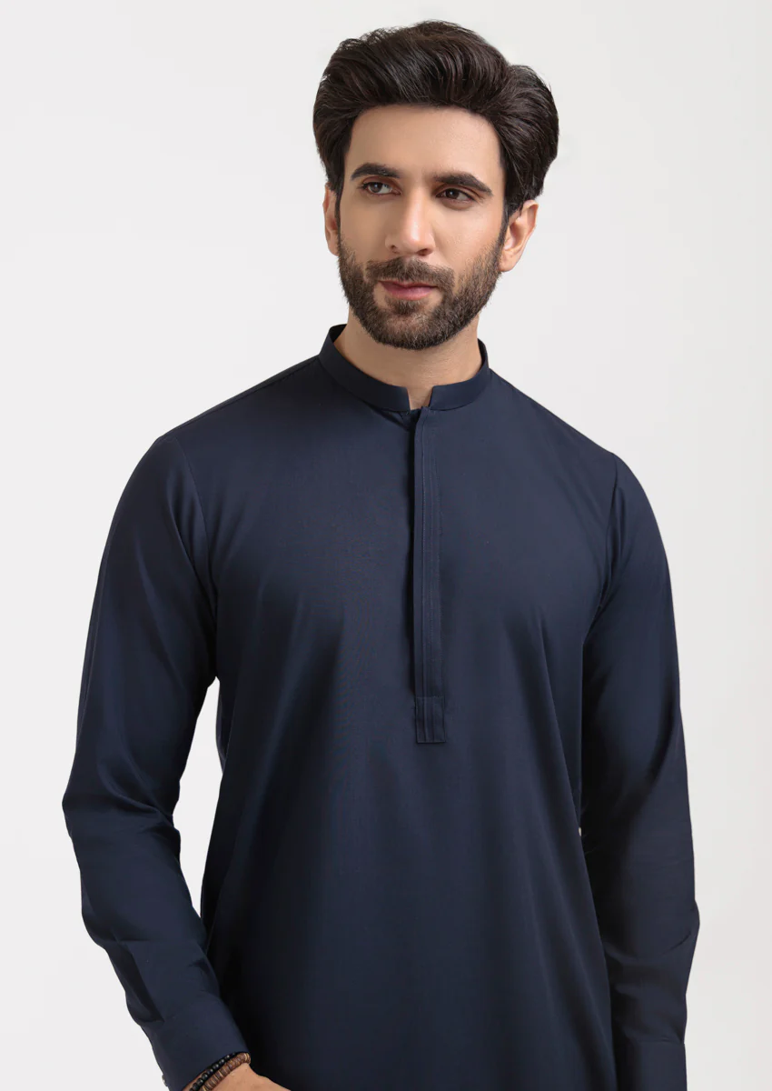 Navy-Blended-Kurta Trouser - (M25KPS2020) - Image 7