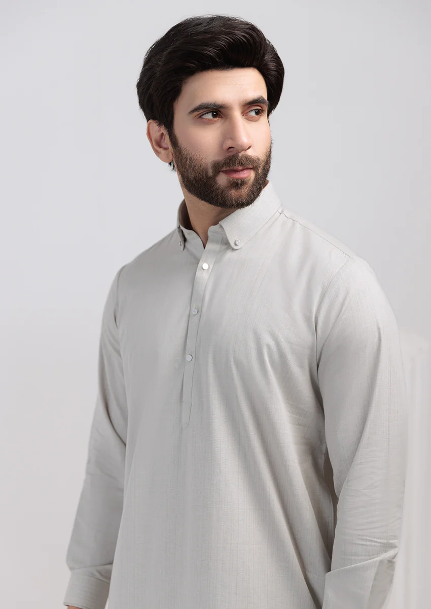 Sage-Blended-Shalwar Suit - (M25SSS2007) - Image 3