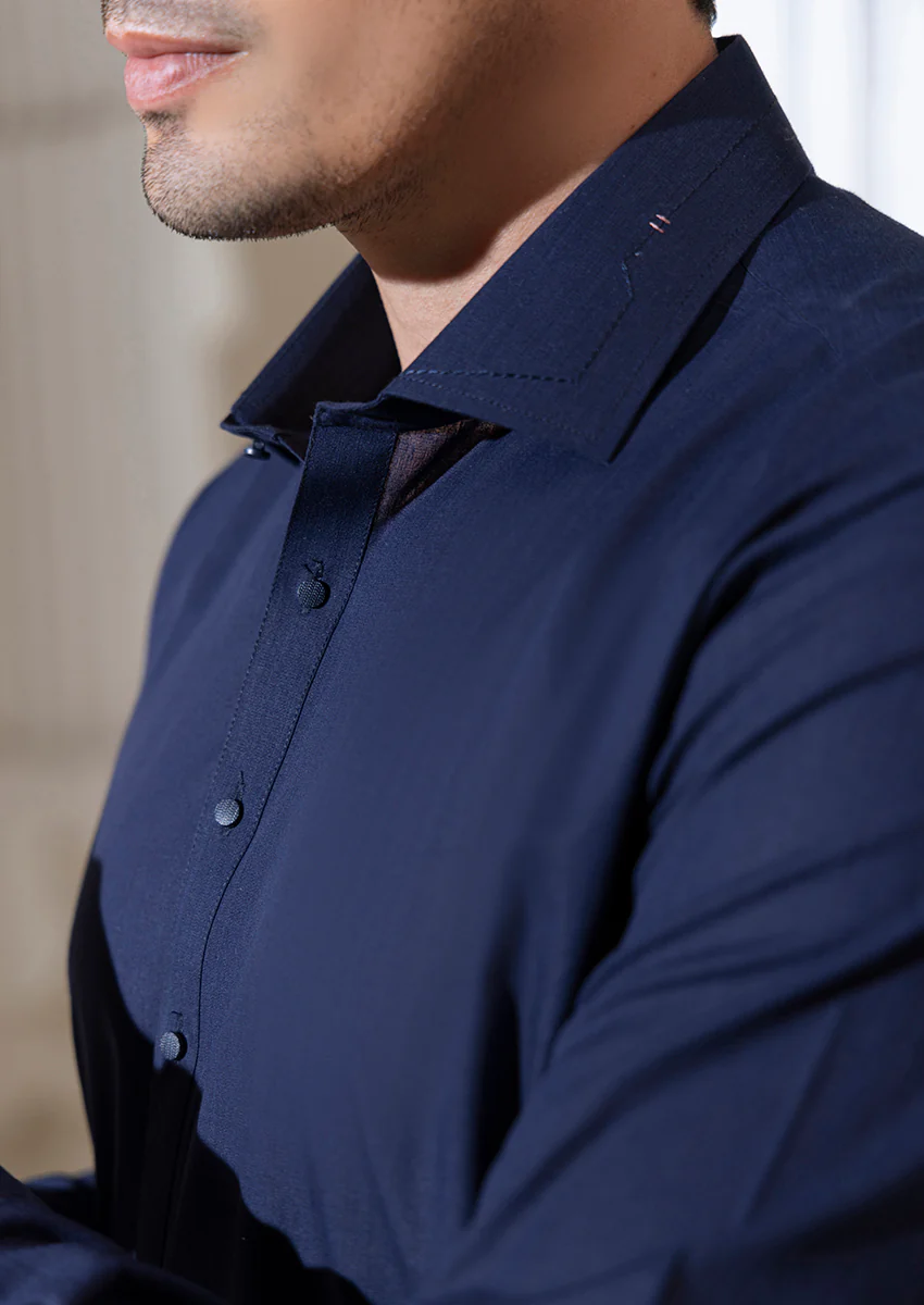 NAVY-BLENDED-SHALWAR SUIT - (M25SSS2009) - Image 5