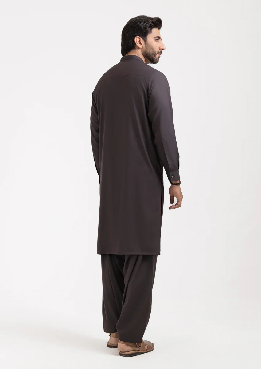 Charcoal-Blended-Kurta Shalwar - (M25SSS2014) - Image 2