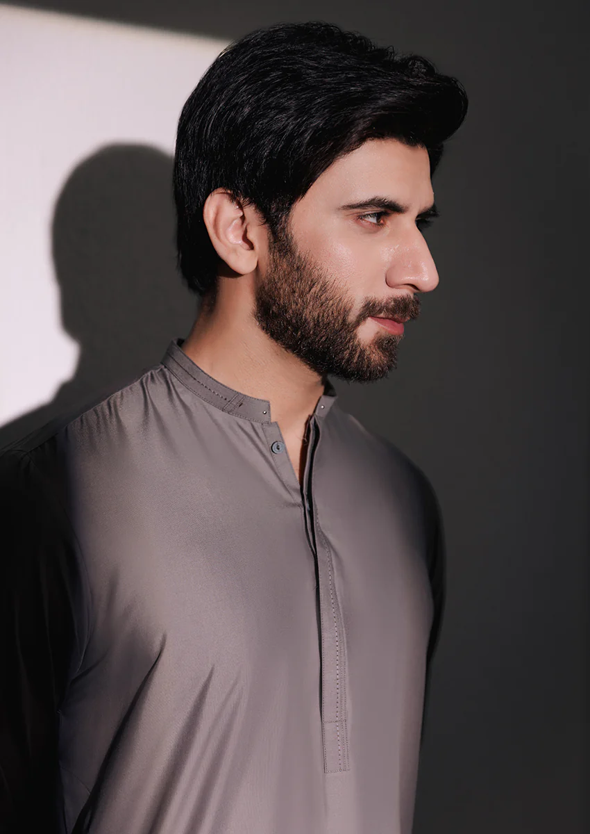 D-Grey-Blended-Shalwar Suit - (M25SSS2018) - Image 3