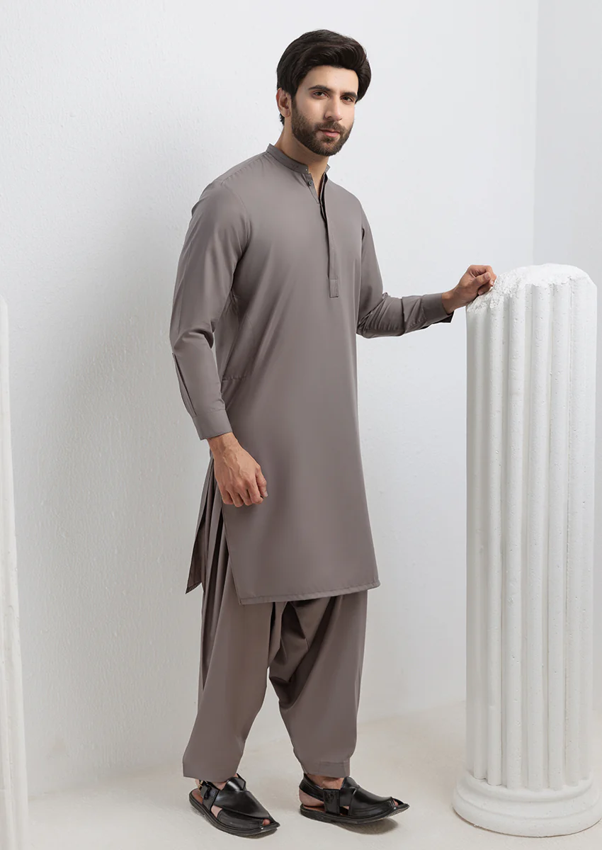 D-Grey-Blended-Shalwar Suit - (M25SSS2018) - Image 4