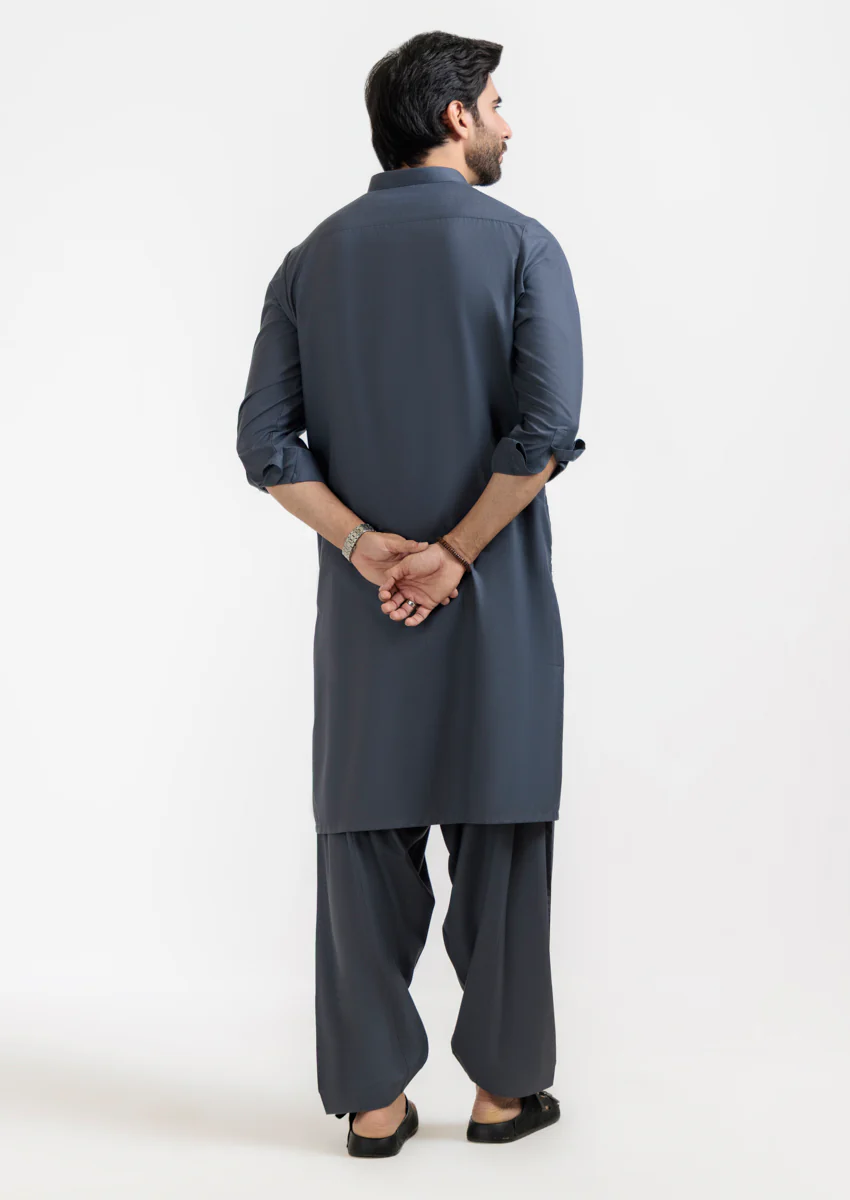 D-Grey-Blended-Shalwar Suit - (M25SSS2022) - Image 2