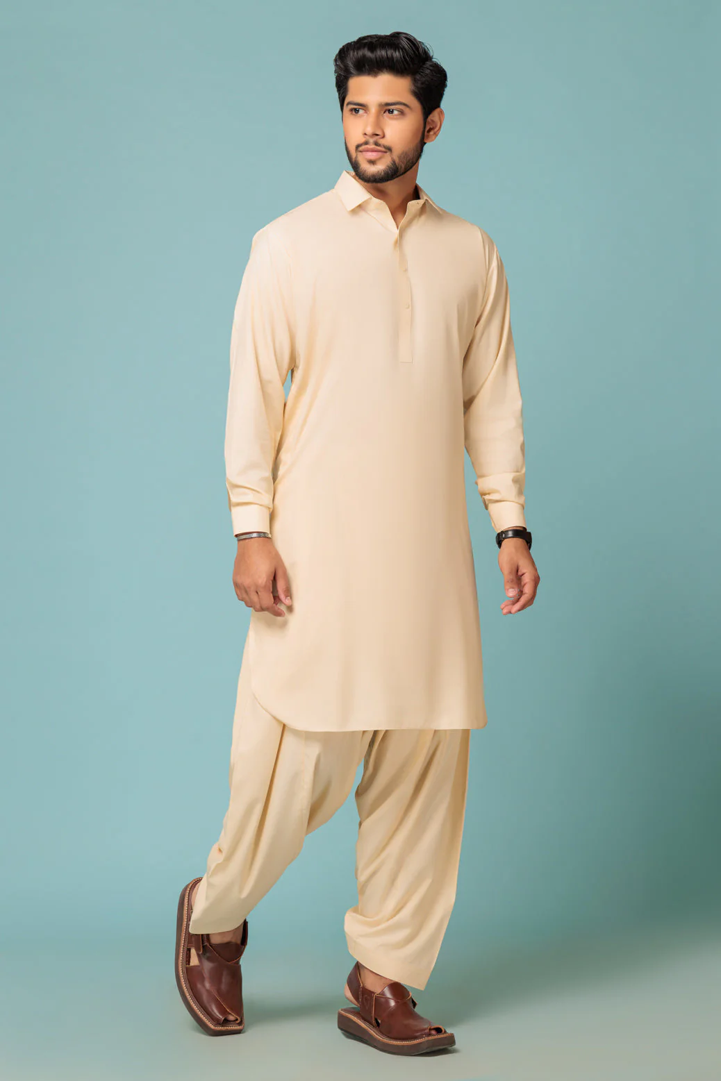 MACAROON-BLENDED-SHALWAR SUIT - (GSSB23-005) - Image 3