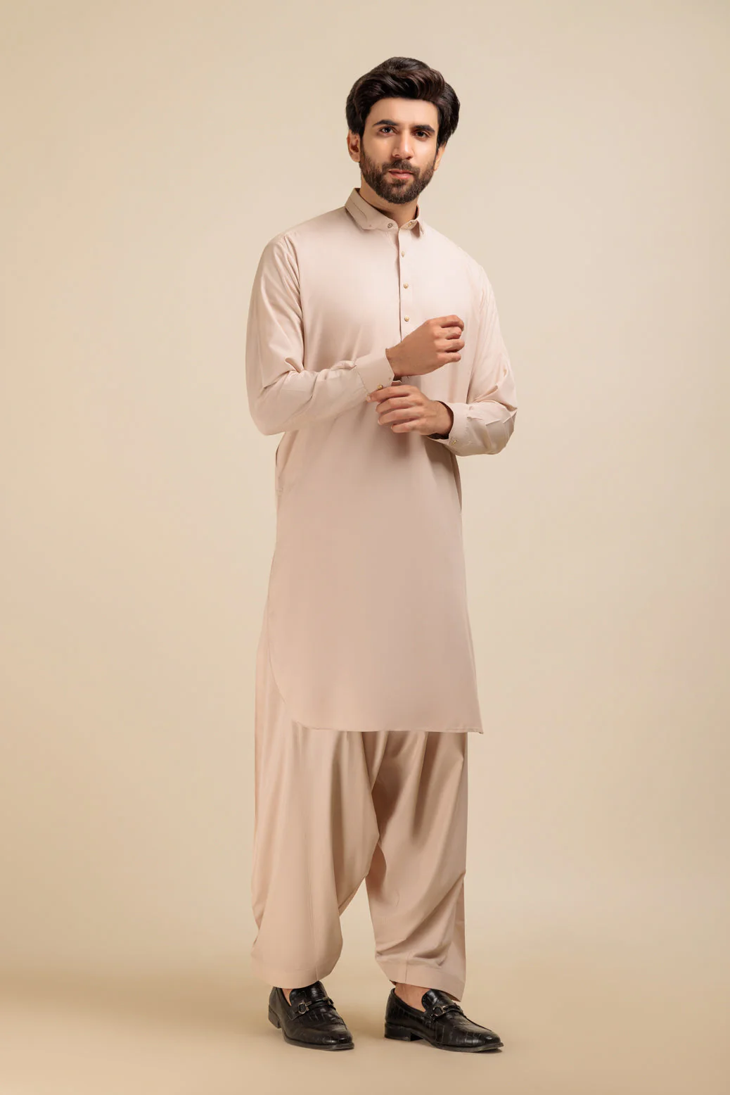 MACAROON-BLENDED-SHALWAR SUIT - (GSSB23-020) - Image 3