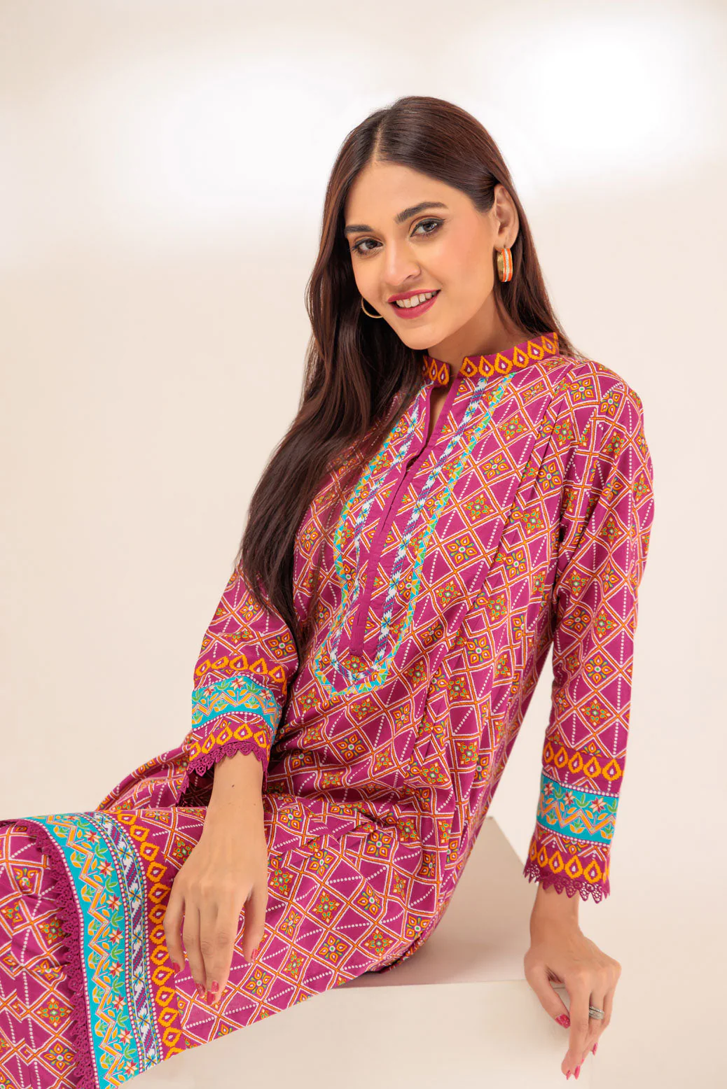 MAGENTA-CAMBRIC-2 PIECE (BSAS232P31) - Image 3
