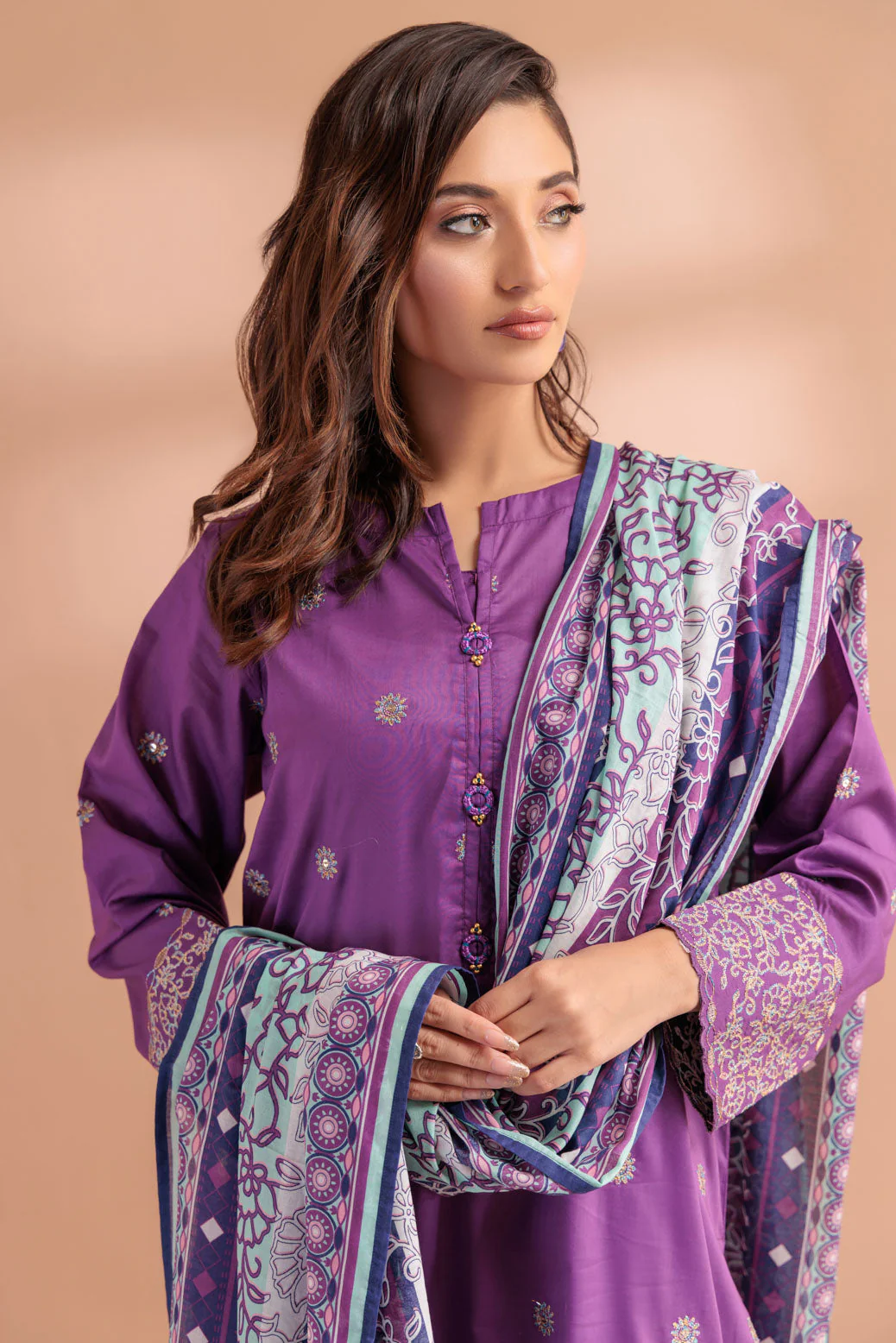 MAGENTA-CAMBRIC-3 PIECE (SS2243P24) - Image 4