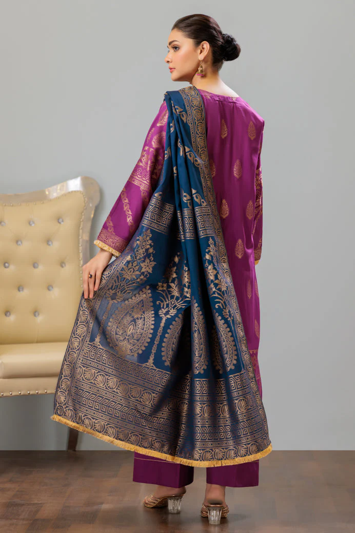 MAGENTA-JACQUARD-3 PIECE (JAS233P03) - Image 2