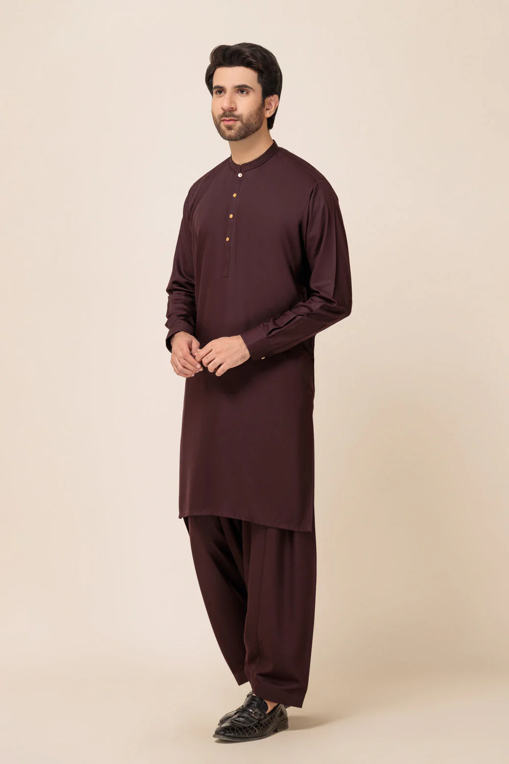 MAROON-BLENDED-SHALWAR SUIT - (GSBW23-042) - Image 2