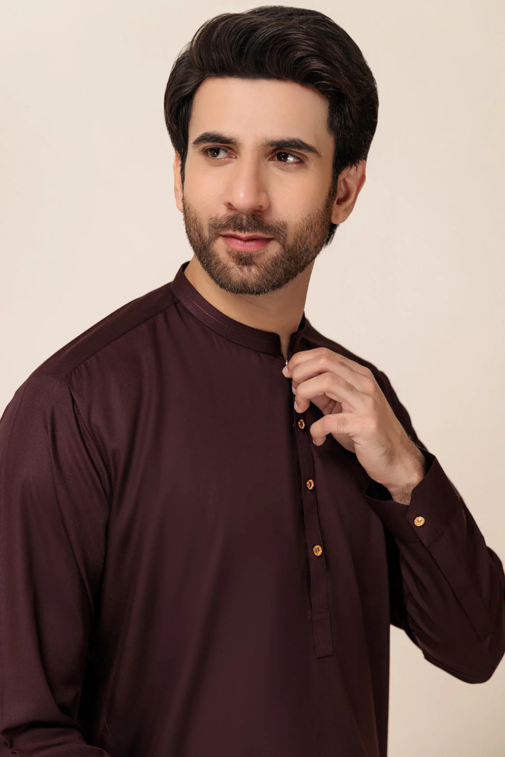 MAROON-BLENDED-SHALWAR SUIT - (GSBW23-042) - Image 3