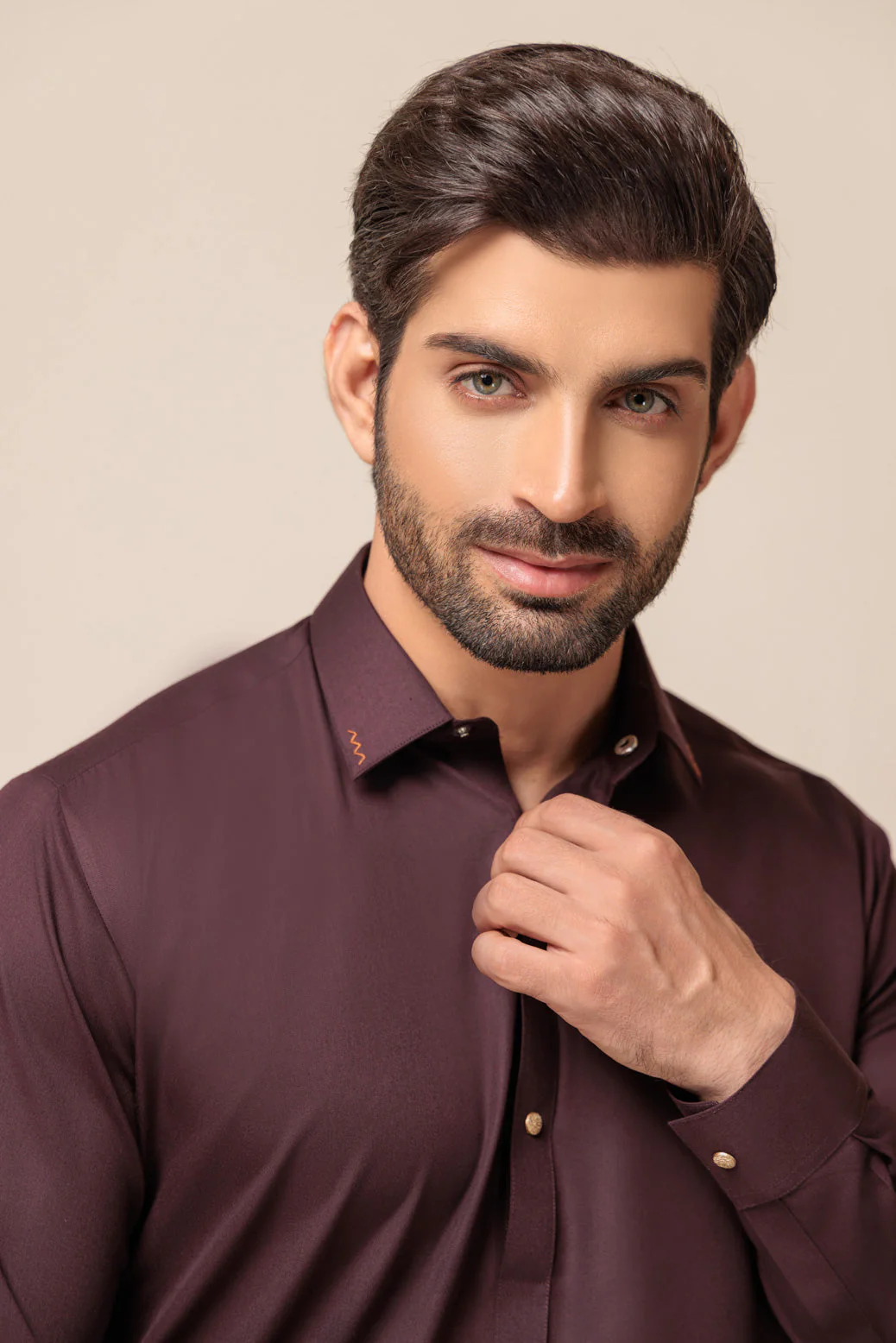 MAROON-BLENDED-SHALWAR SUIT - (GSSW23-084) - Image 4