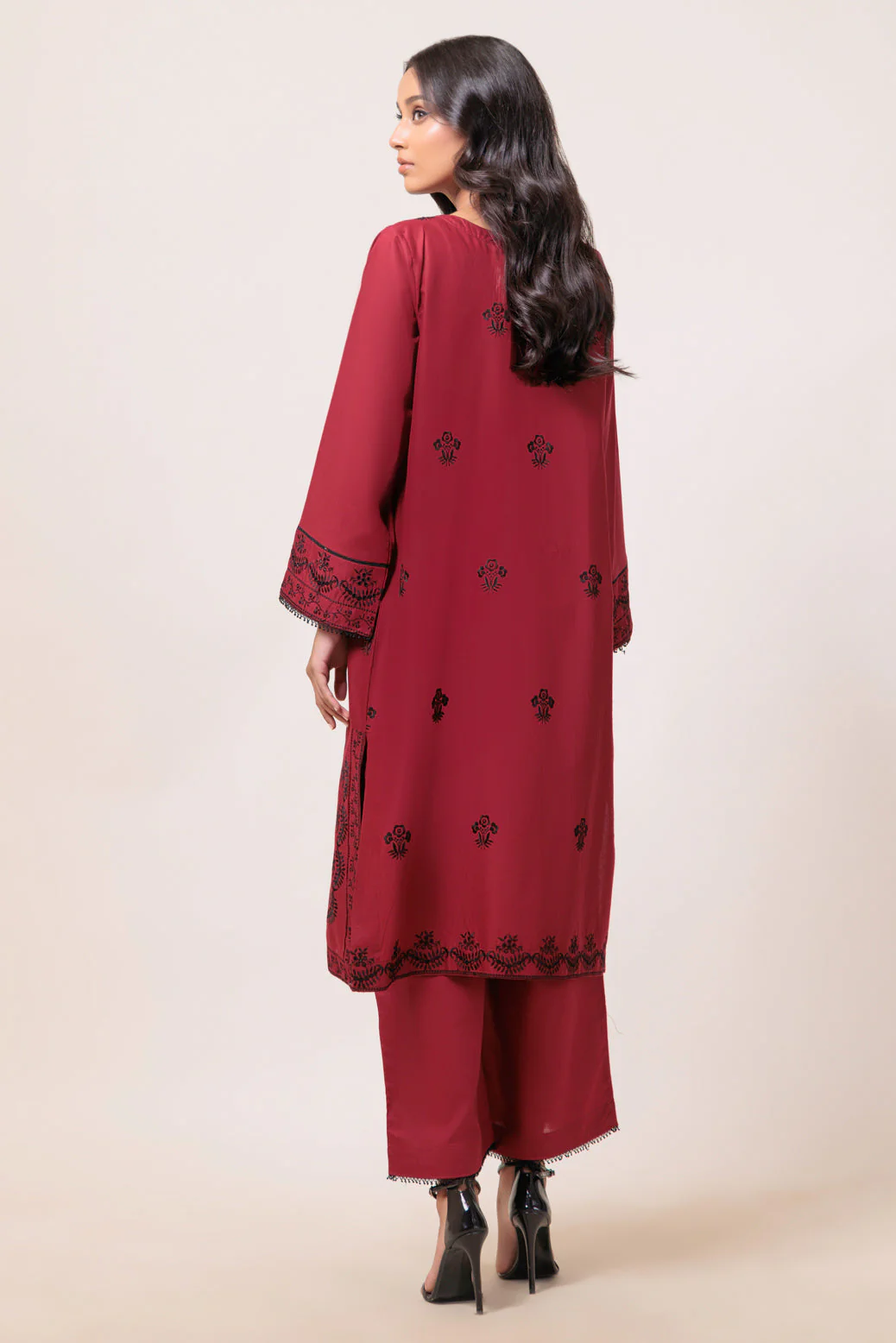 MAROON-CAMBRIC-2 PIECE (BS6242P10) - Image 5