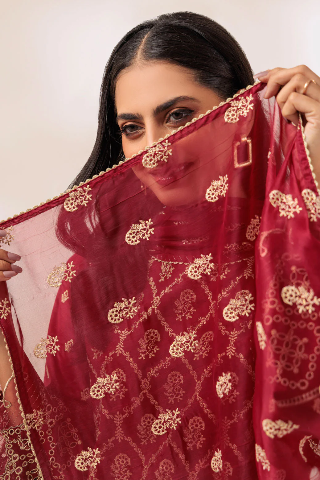 MAROON-CAMBRIC-3 PIECE (BSSS233P14) - Image 2