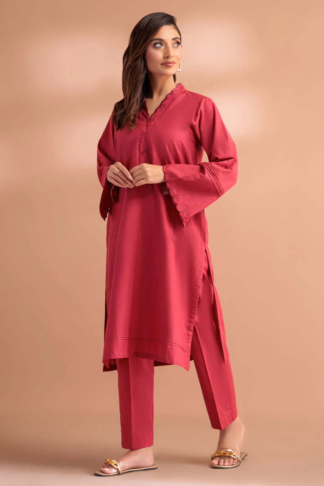 MAROON-DYED-2 PIECE (SRLS232P18) - Image 3