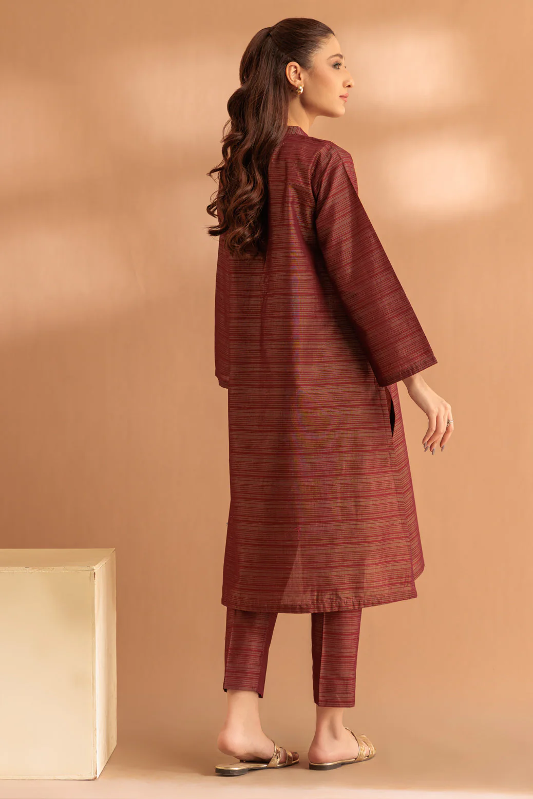 MAROON-DYED-2 PIECE (SS2242P09) - Image 5