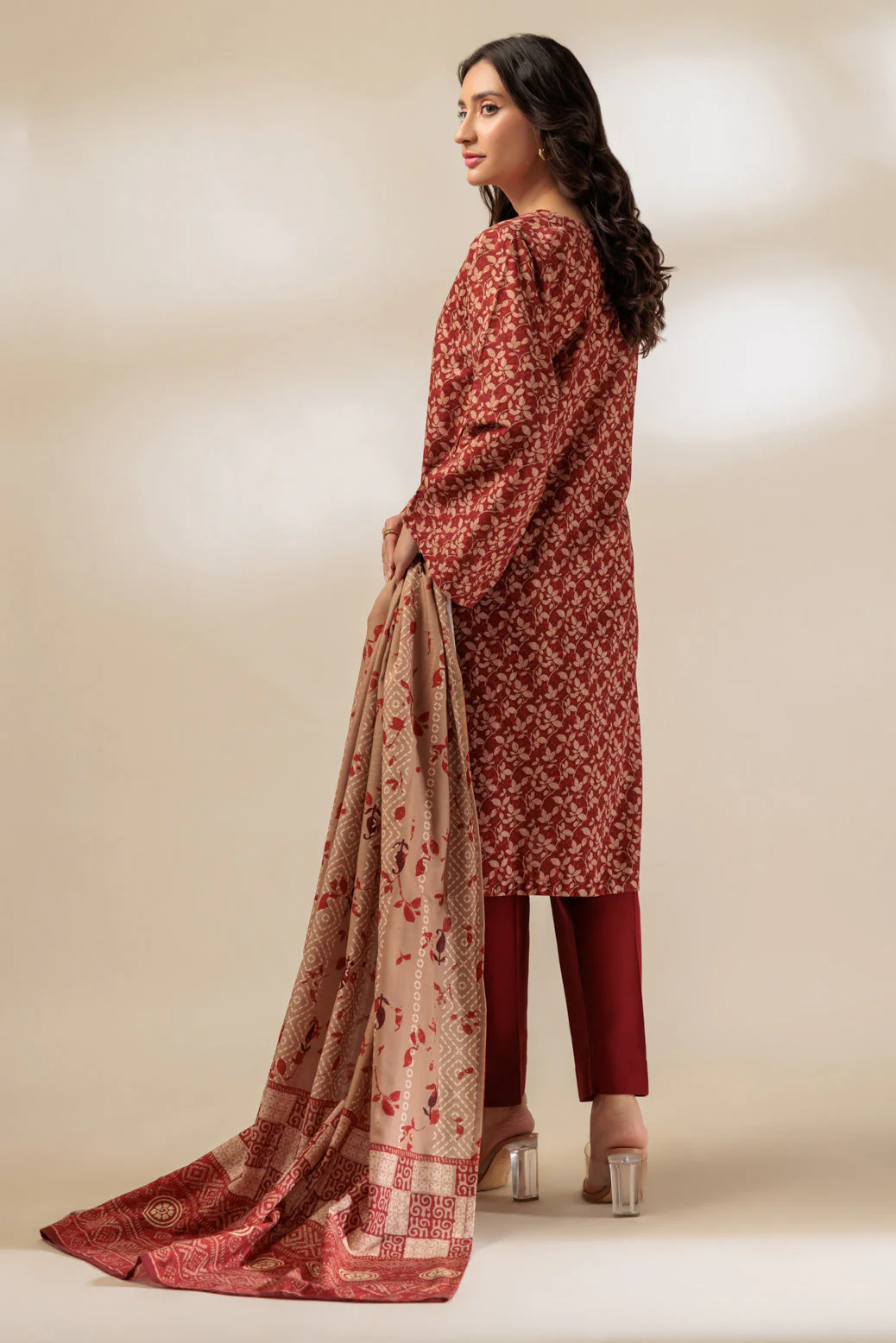 MAROON-KHADDAR-3 PIECE (WS2243P01) - Image 5