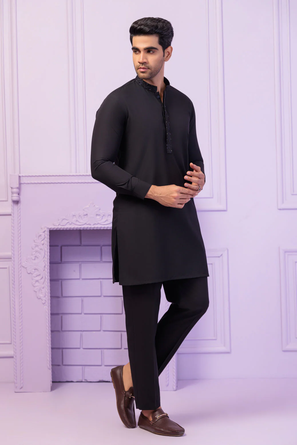 MATT-BLENDED-KURTA TROUSER - (KSS24-025) - Image 2
