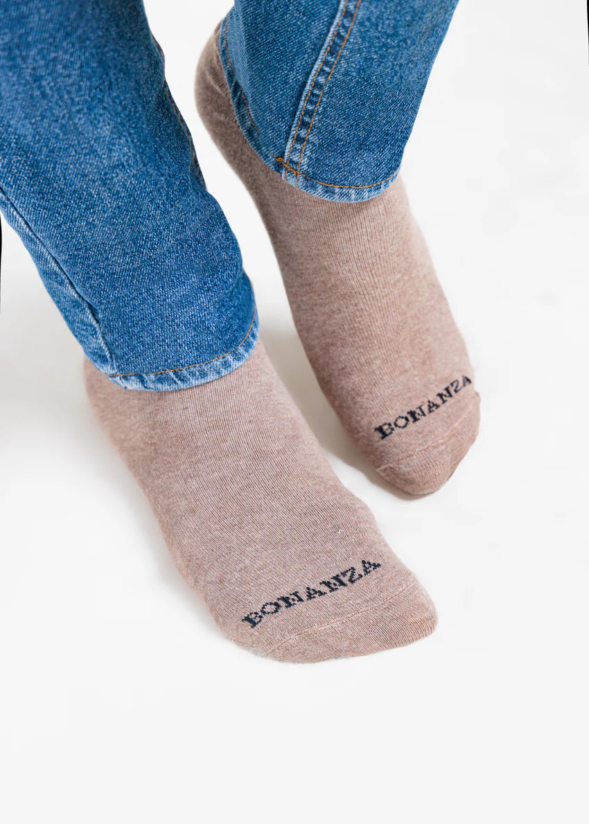 Brown Invisible Socks (MCIB3) - Image 2