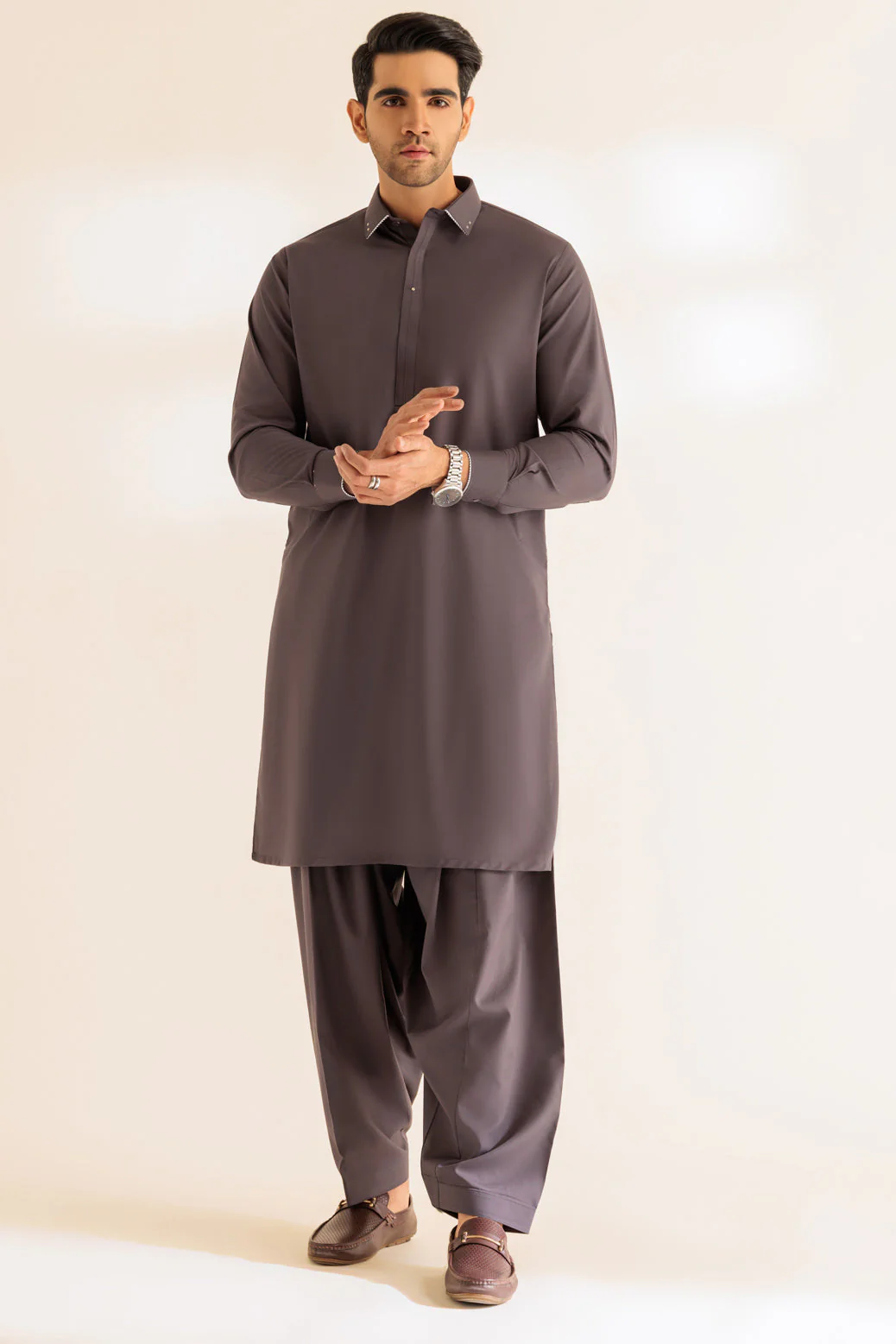 METAL-BLENDED-KURTA SHALWAR - (KSRS24-012) - Image 3