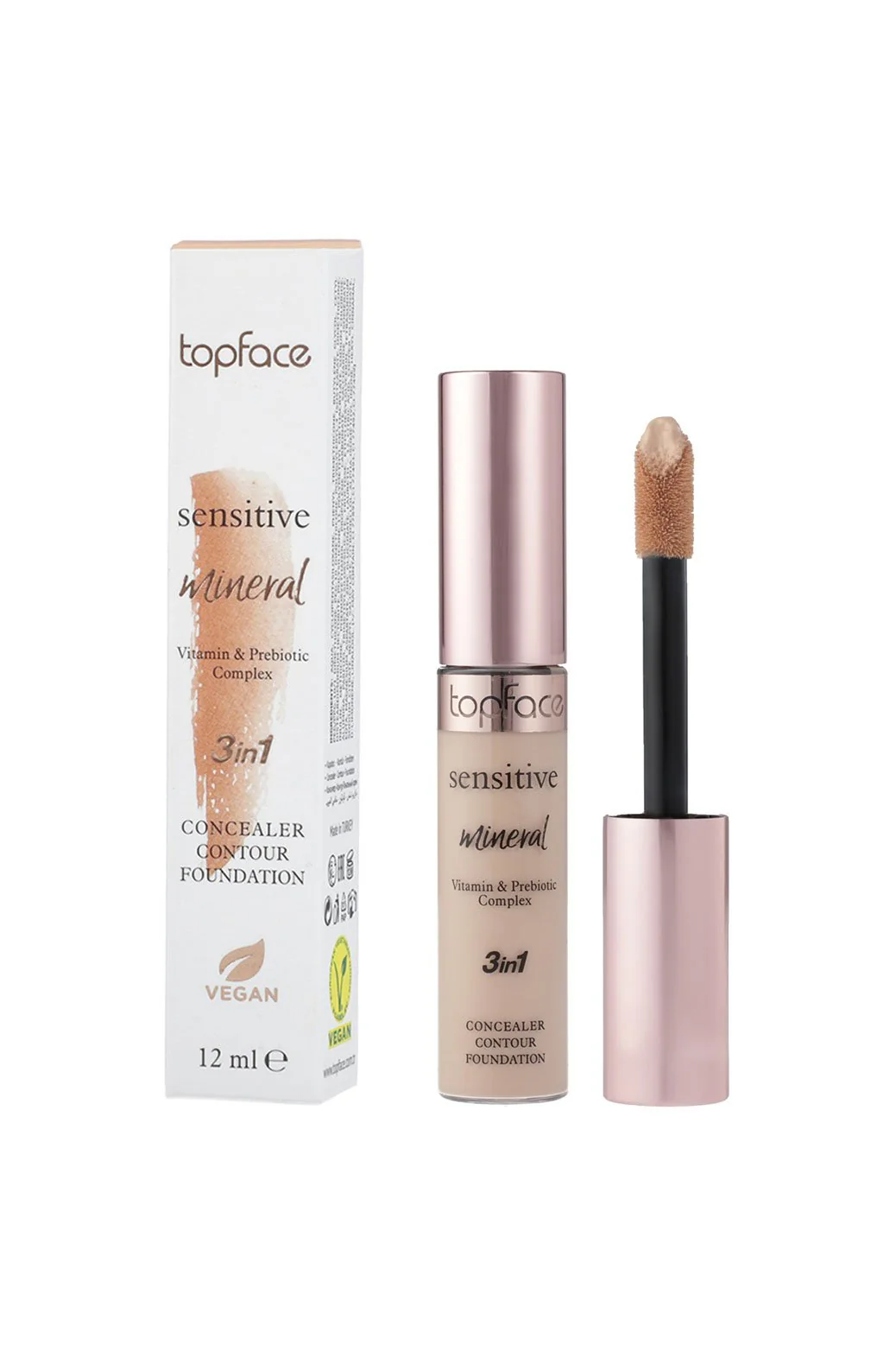 MINERAL SENSITIVE 3 IN 1 CONCEALER, CONTOUR, FOUNDATION (6 SHADES) - Image 4