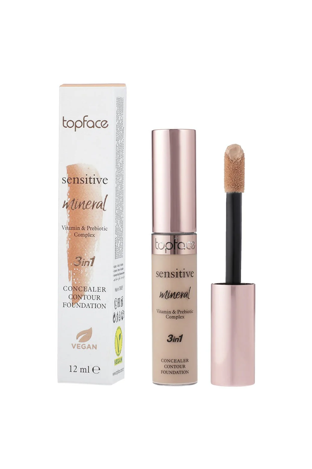 MINERAL SENSITIVE 3 IN 1 CONCEALER, CONTOUR, FOUNDATION (6 SHADES) - Image 6