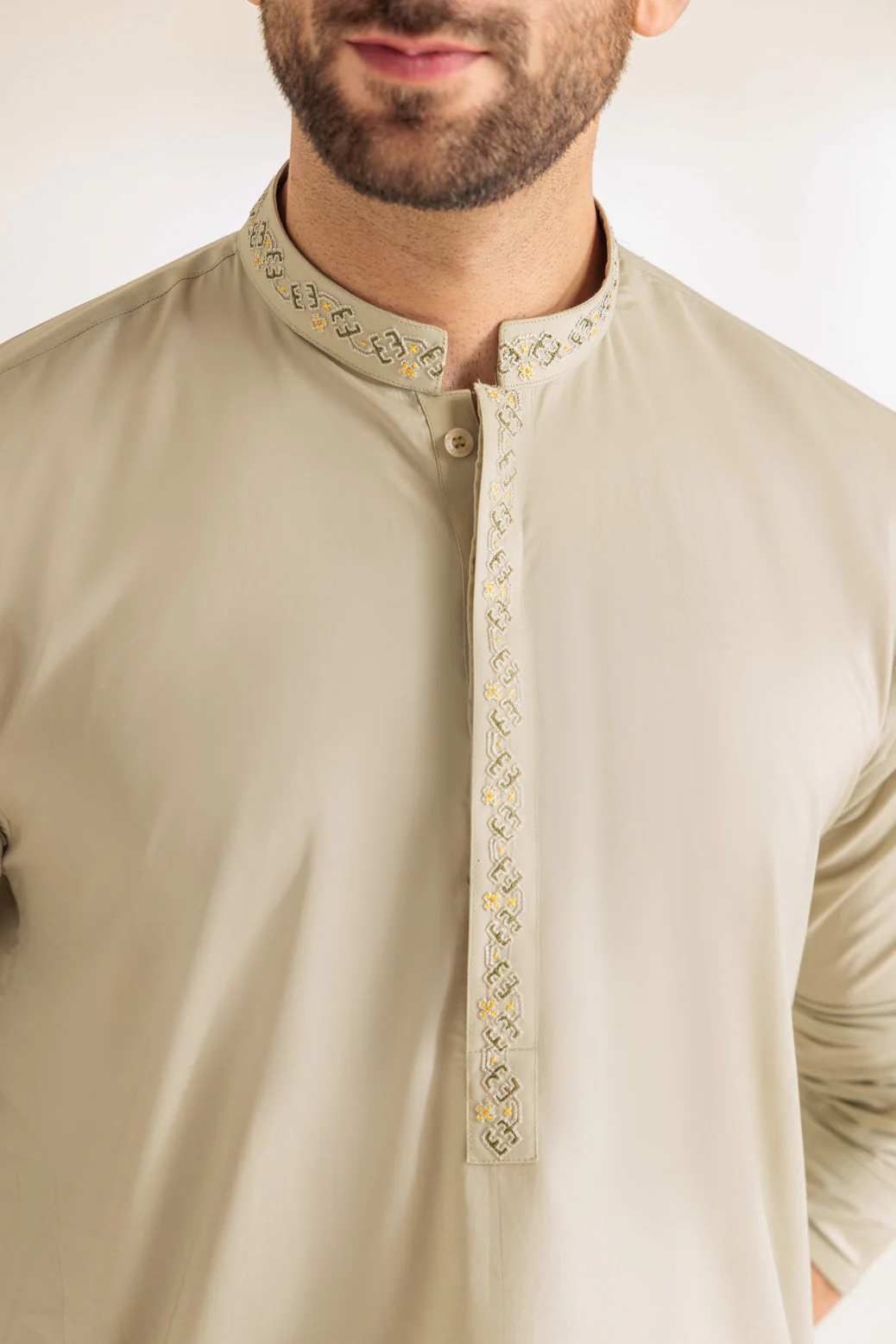 MINT-COTTON-KURTA TROUSER - (KSR24-015) - Image 2