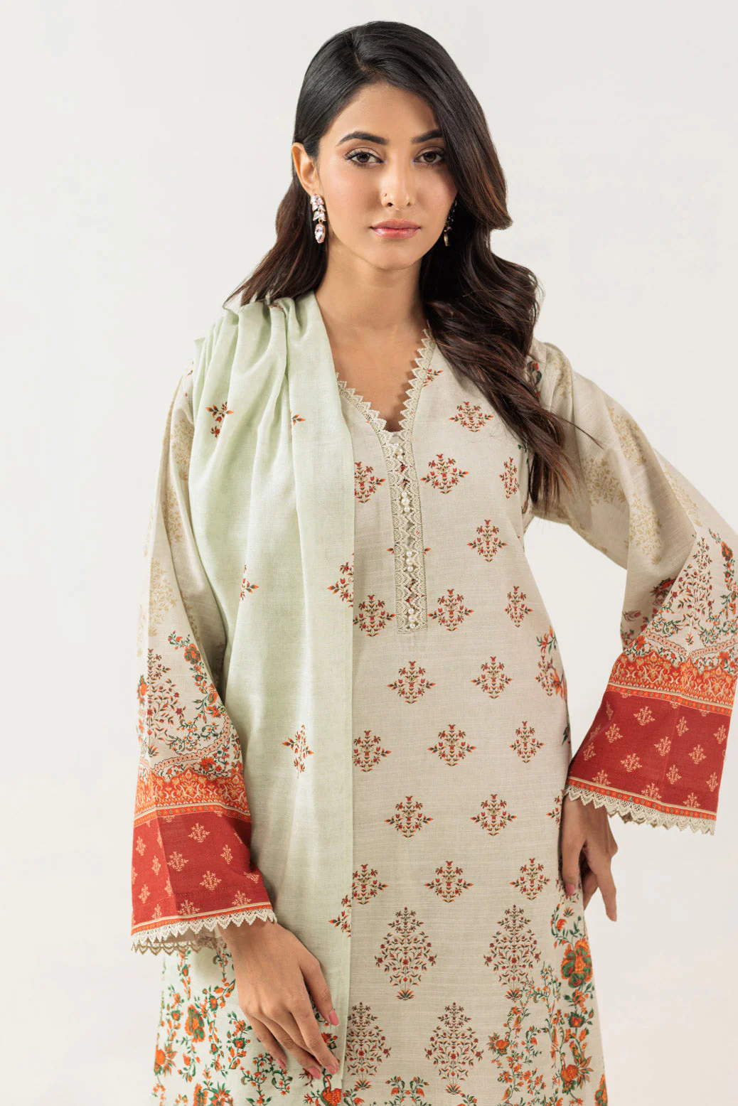 MINT-KHADDAR-3 PIECE (WS6243P57) - Image 3