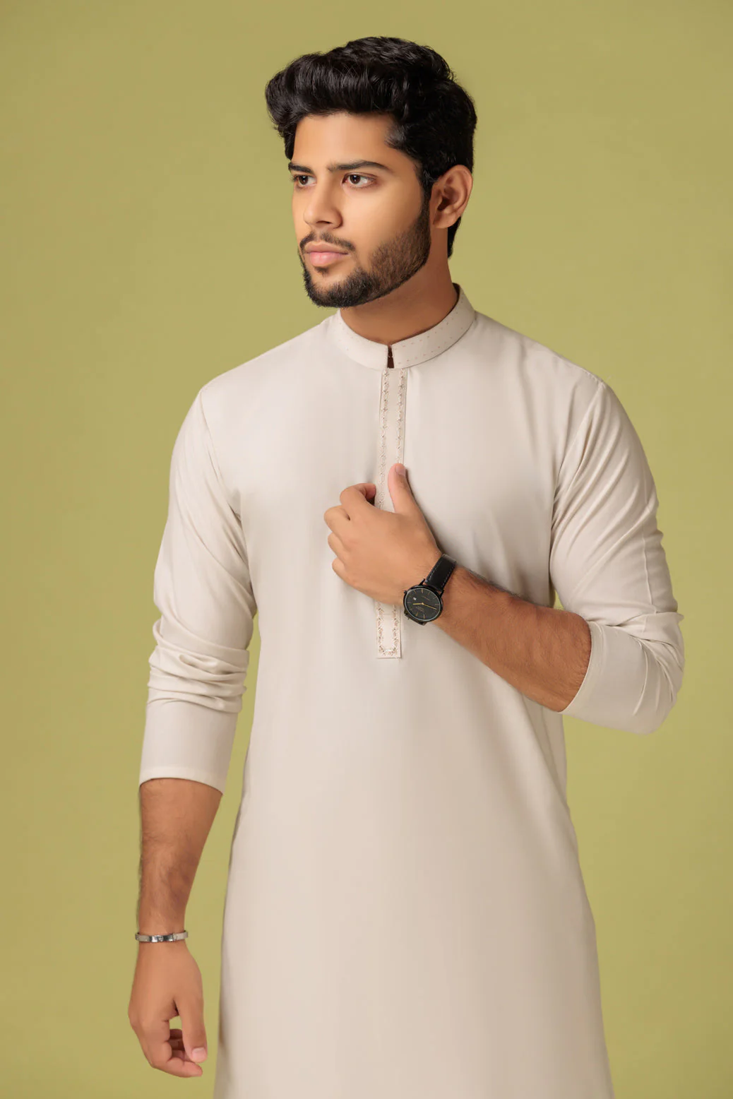 MIST-BLENDED-KURTA PAJAMA TROUSER - (KSS23-064) - Image 2