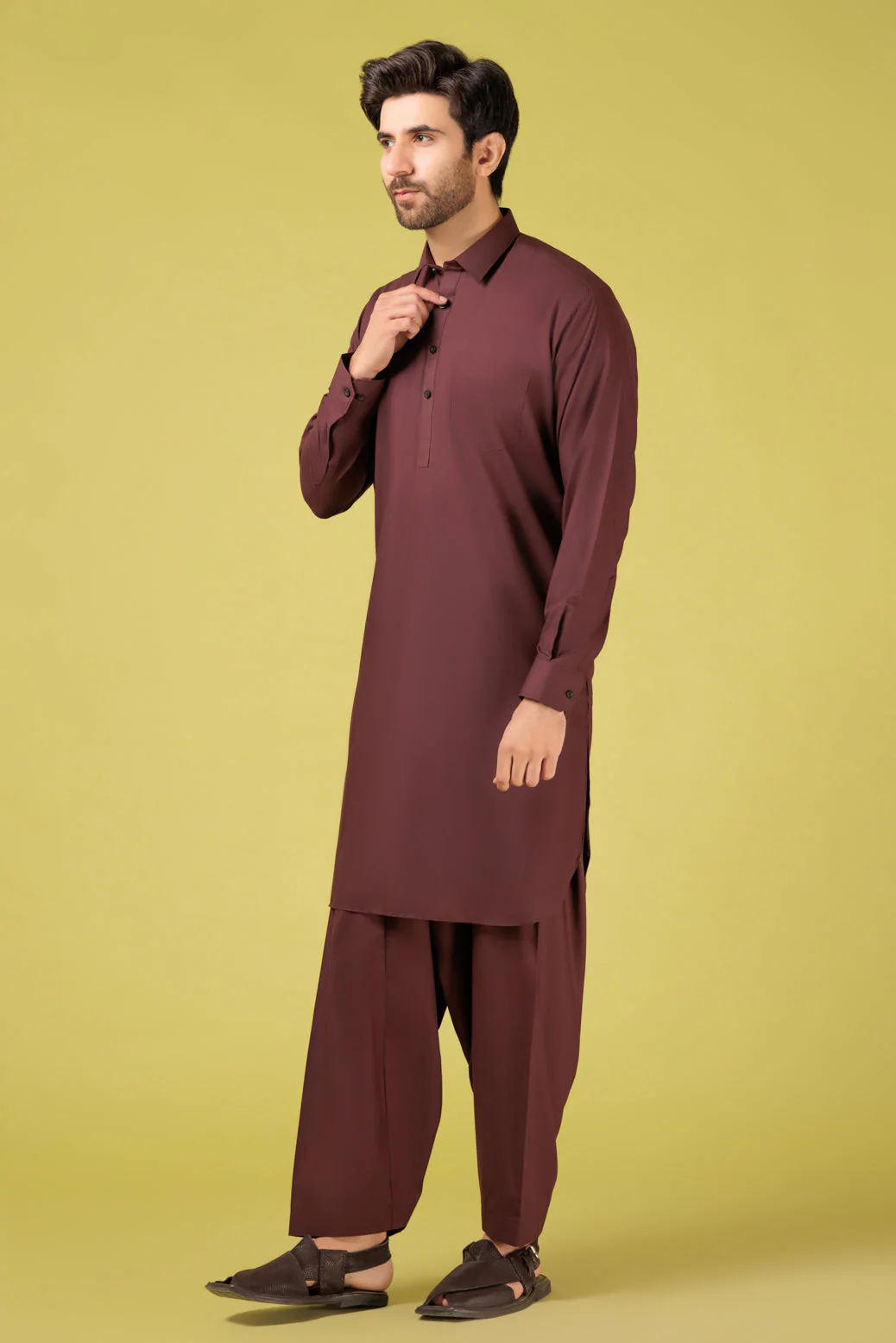 MIST-BLENDED-SHALWAR SUIT - (GSSS23-029) - Image 3