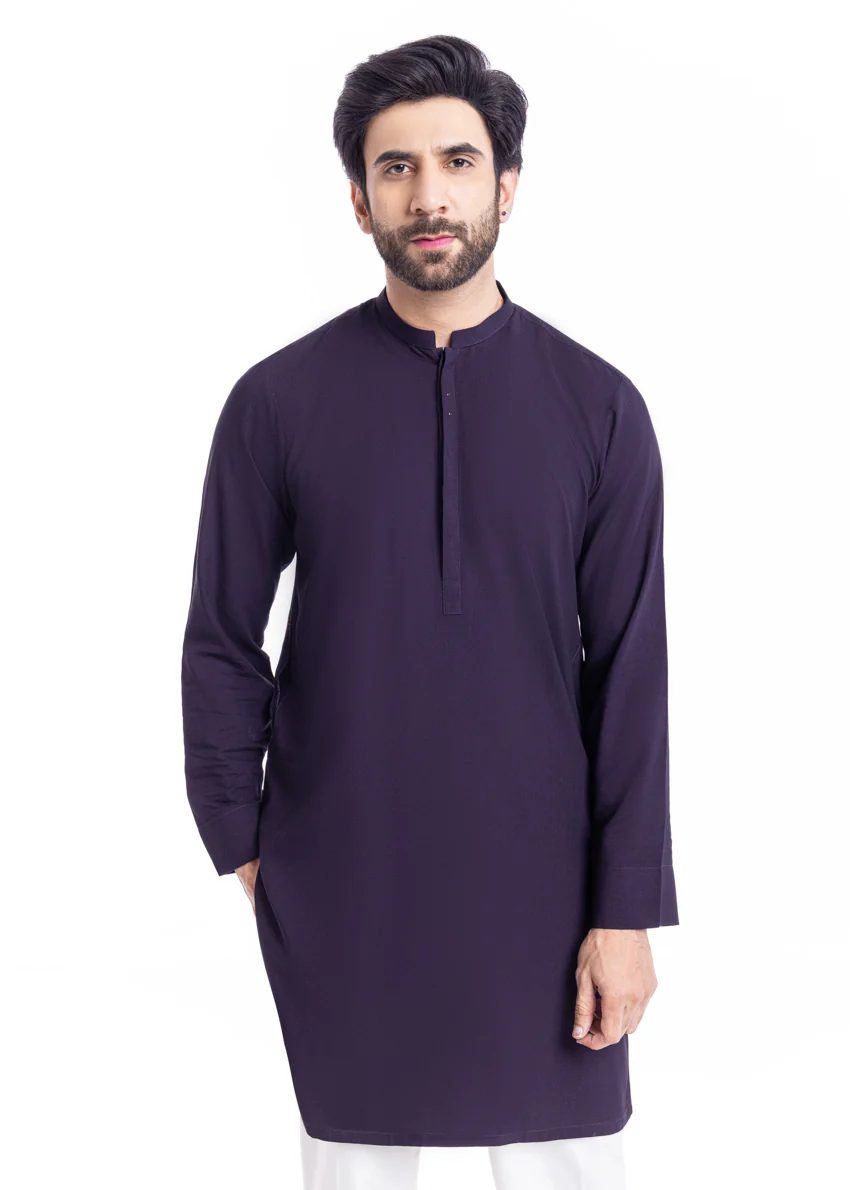 D-Purple-Blended-Kurta - (MP1PBW25BM11D1) - Image 6