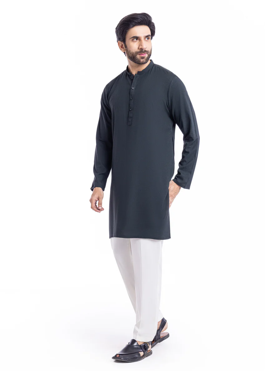 D-Green-Blended-Kurta - (MP1PBW25BM11D3) - Image 4