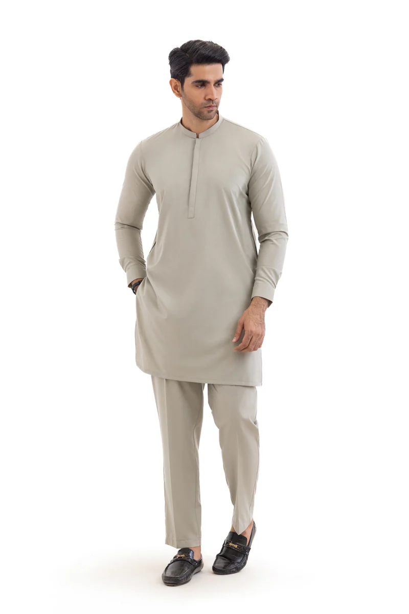 S-Green-Blended-Kurta Trouser - (MP2PBBW25ADN28) - Image 3