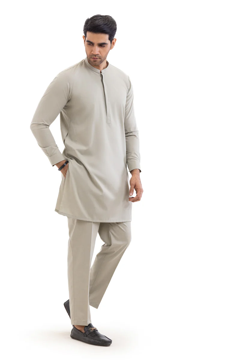 S-Green-Blended-Kurta Trouser - (MP2PBBW25ADN28) - Image 4
