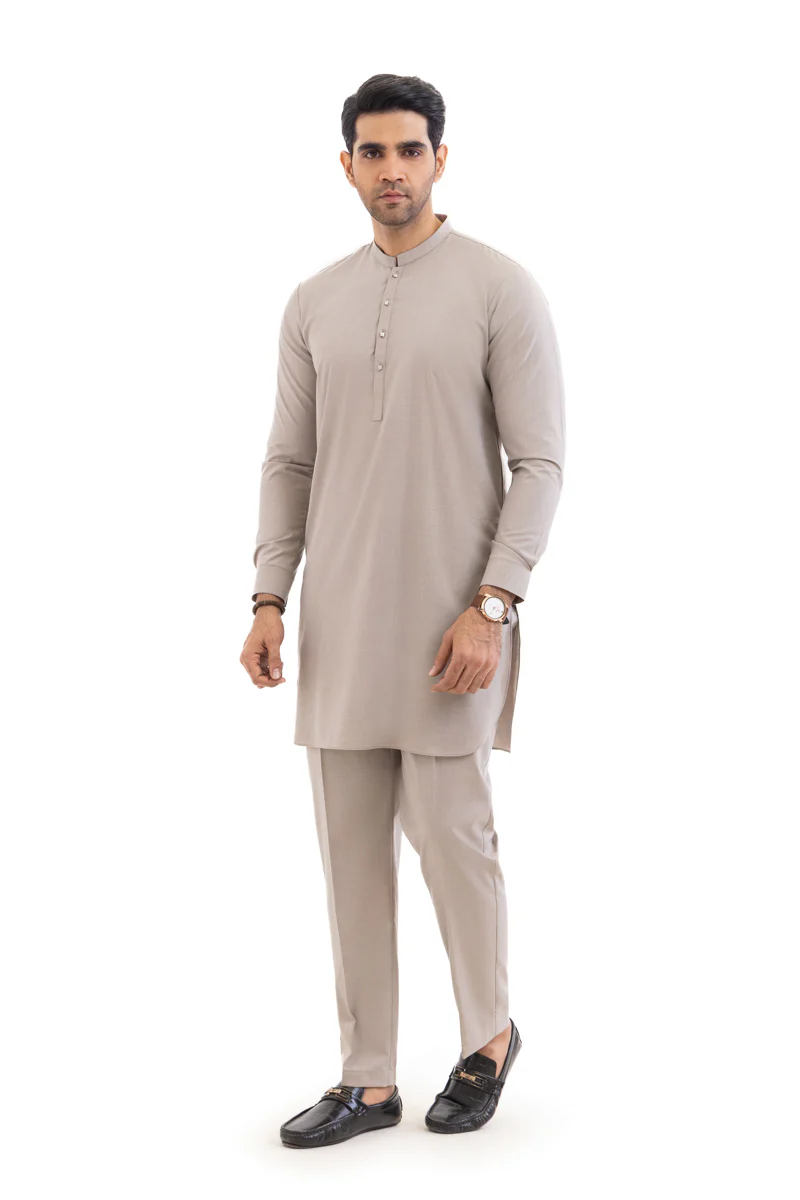 Taupe-Blended-Kurta Trouser - (MP2PBBW25ADN29) - Image 5