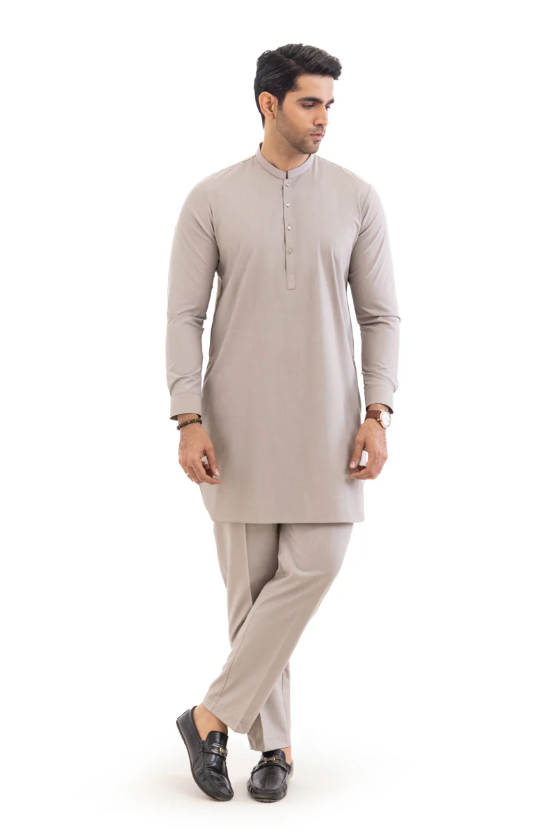 Taupe-Blended-Kurta Trouser - (MP2PBBW25ADN29) - Image 6