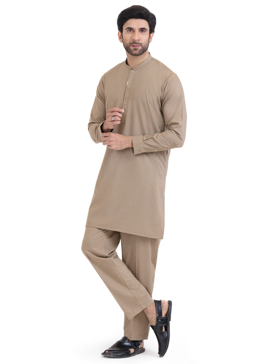 Sand-Blended-Kurta Trouser - (MP2PBBW25ADN30) - Image 3