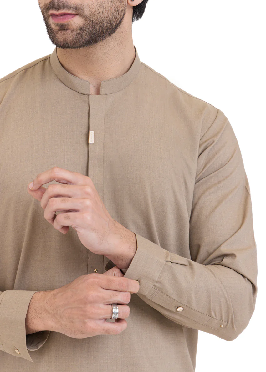 Sand-Blended-Kurta Trouser - (MP2PBBW25ADN30) - Image 7