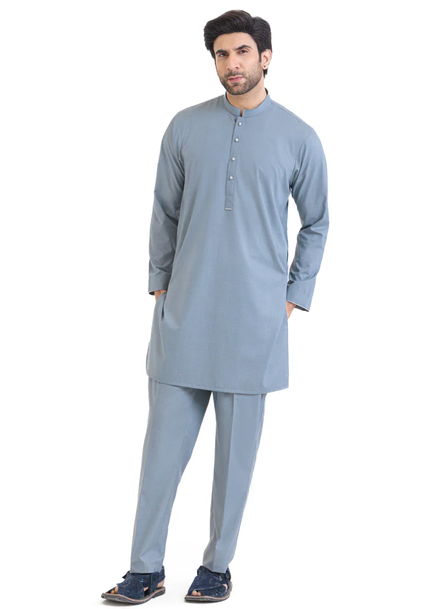 M-Grey-Blended-Kurta Trouser - (MP2PBBW25ADN31) - Image 6
