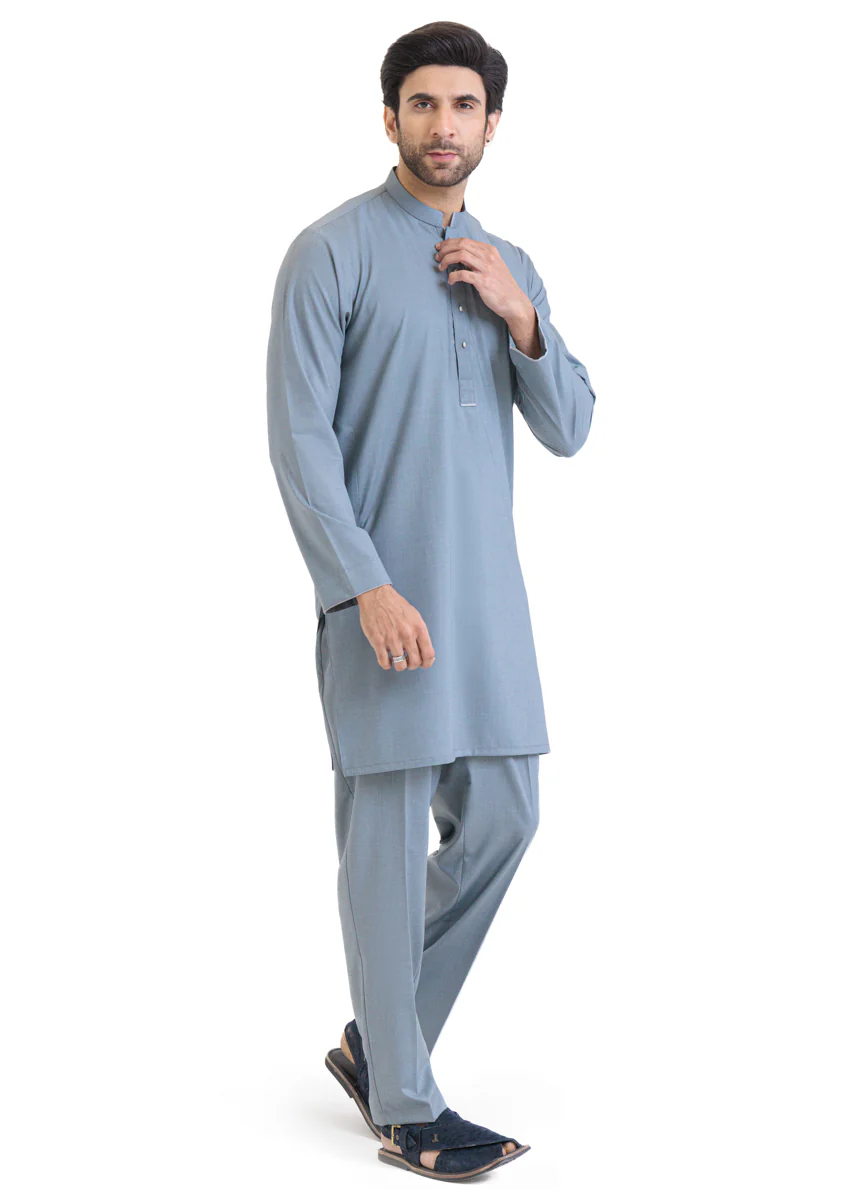 M-Grey-Blended-Kurta Trouser - (MP2PBBW25ADN31) - Image 7