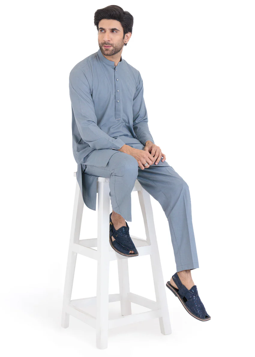 M-Grey-Blended-Kurta Trouser - (MP2PBBW25ADN31) - Image 8