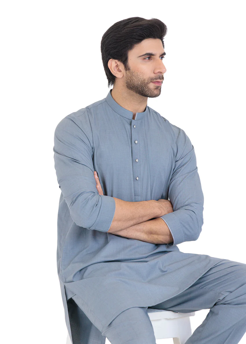 M-Grey-Blended-Kurta Trouser - (MP2PBBW25ADN31) - Image 9
