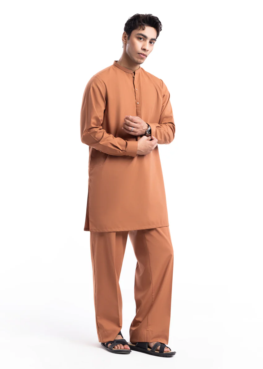 R-Brown-Blended-Kurta Trouser - (MP2PBBW25BM10N16) - Image 12